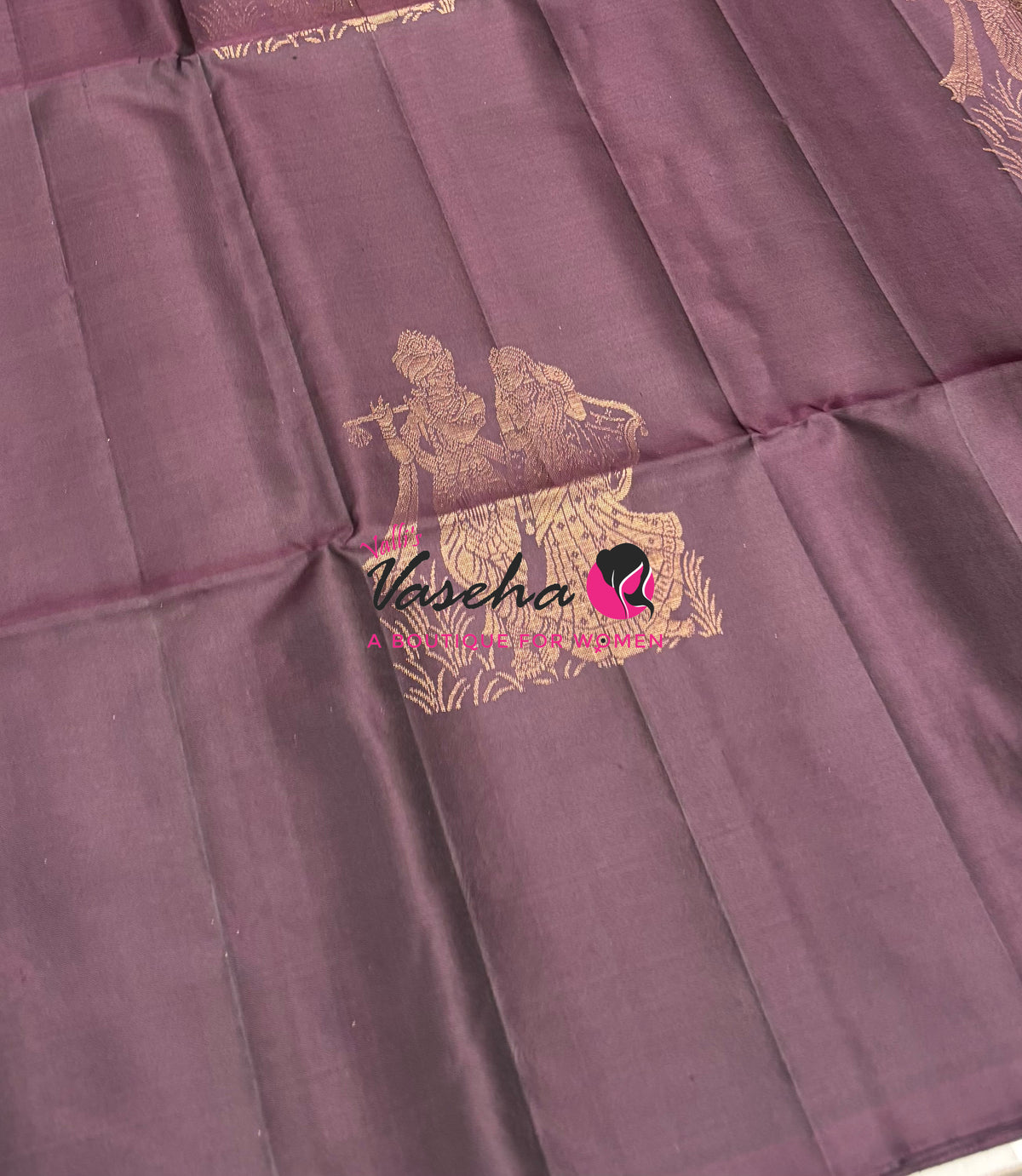 Pure Soft Silk Saree  - Wine Brown Shade - VVPSS133