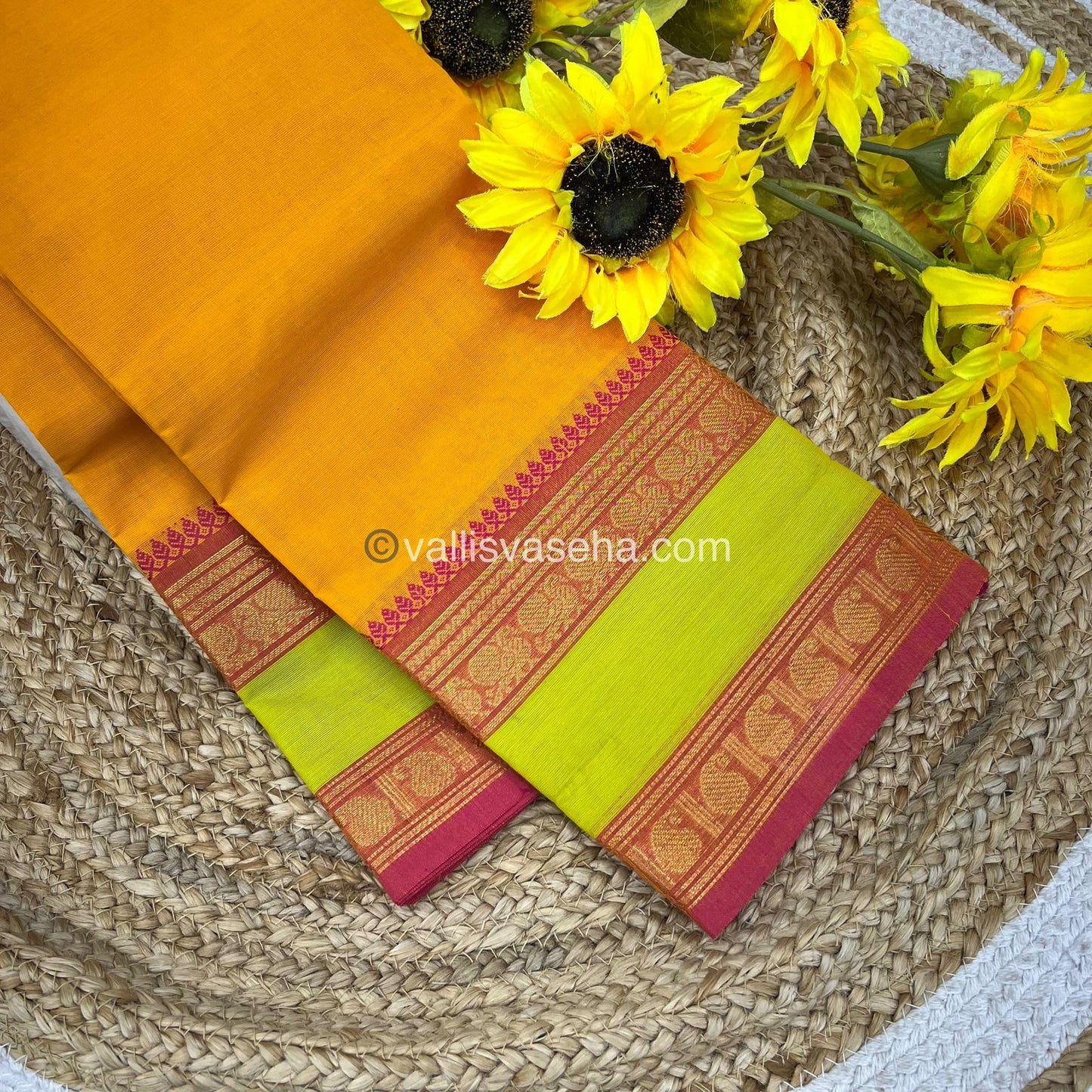 Kanchi Cotton Saree - VVKCS009
