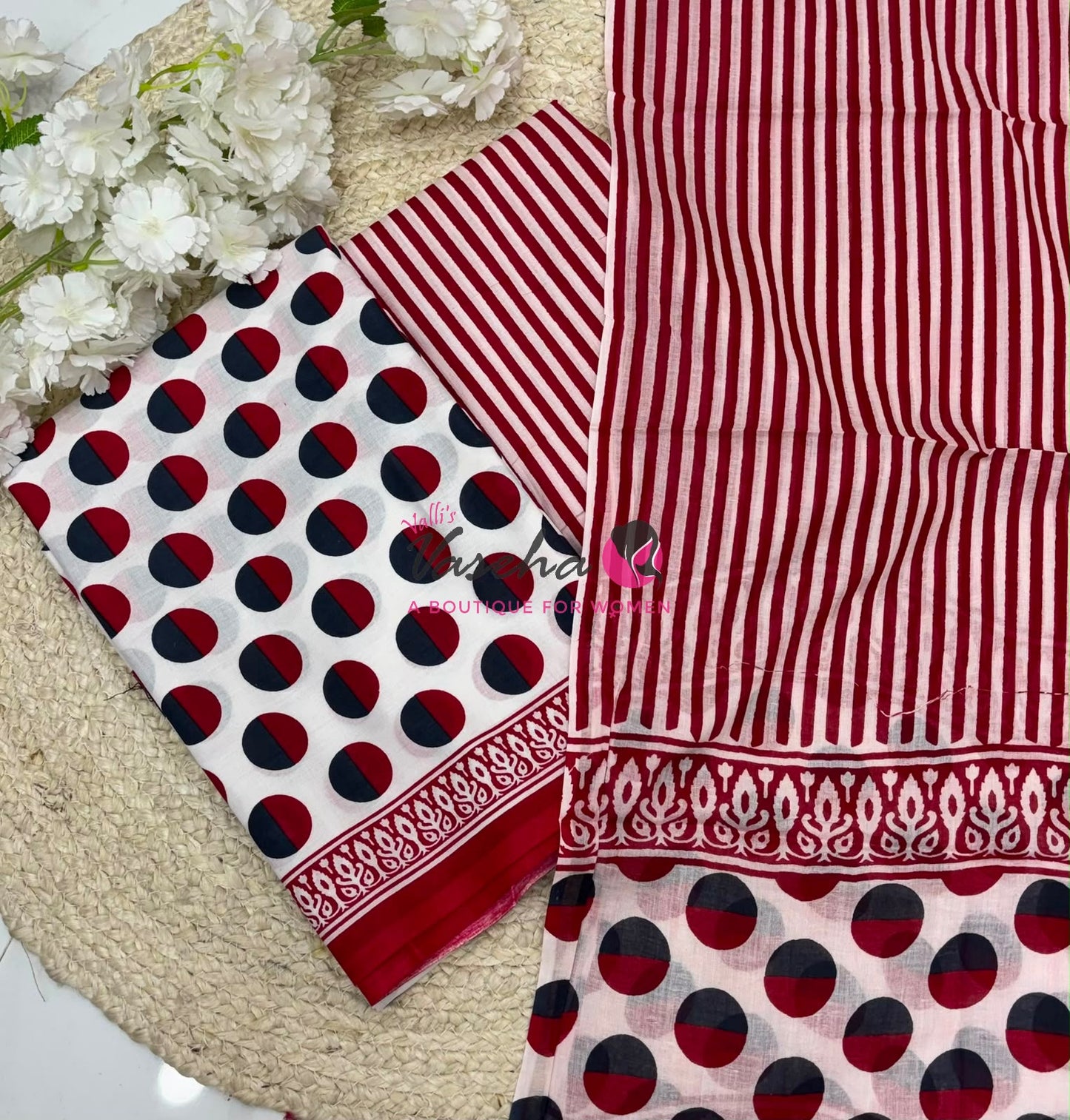 Pure Mul Mul Cotton | Unstitched Material | VVUSM065