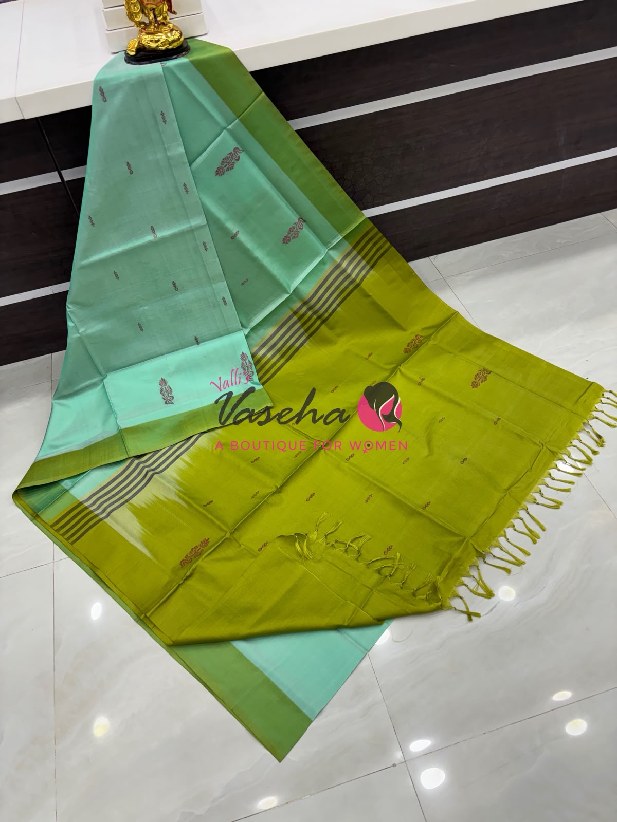 Vazhai Pattu Saree / Banana Pith - With Blouse - VVVPS002