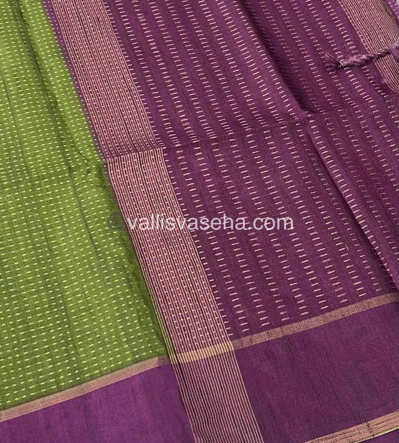 Semi Tussar Silk - Vairavoosi Design - VVSTS037