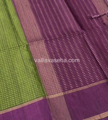 Semi Tussar Silk - Vairavoosi Design - VVSTS037
