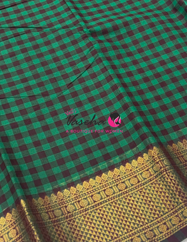 Chettinadu Cotton Saree - VVCCS004