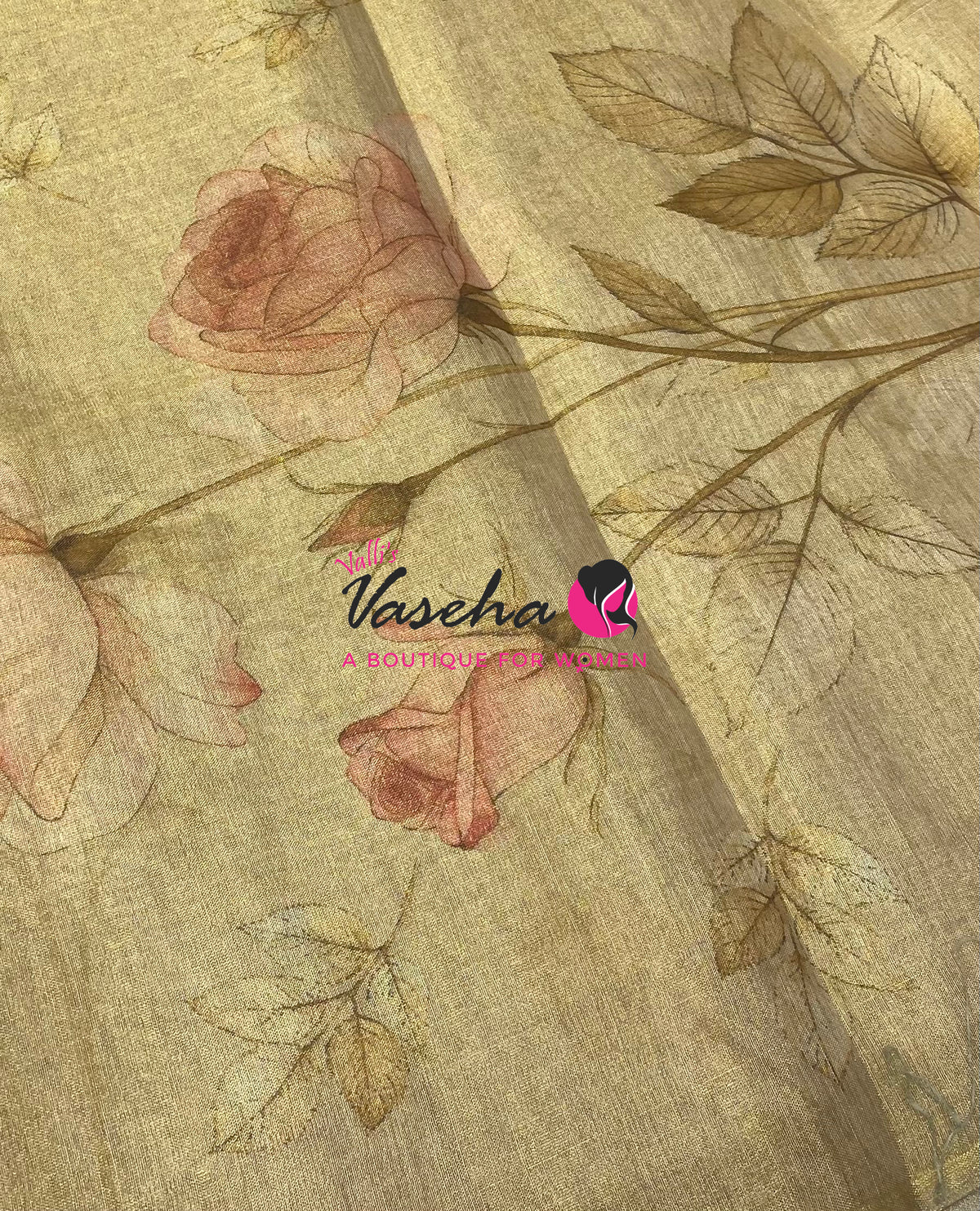 Linen Tissue Saree - VVLTS010