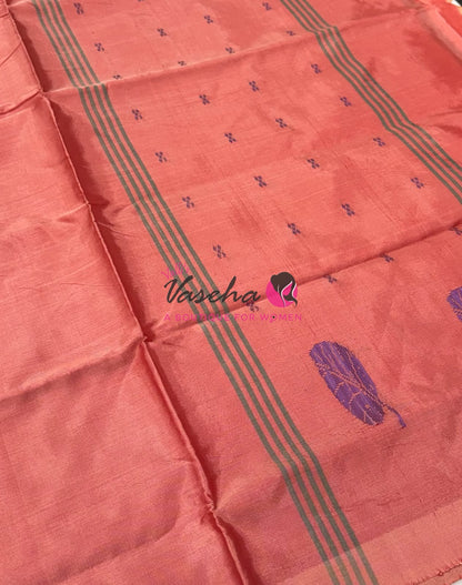 Vazhai Pattu Saree / Banana Pith - With Blouse - VVVPS002