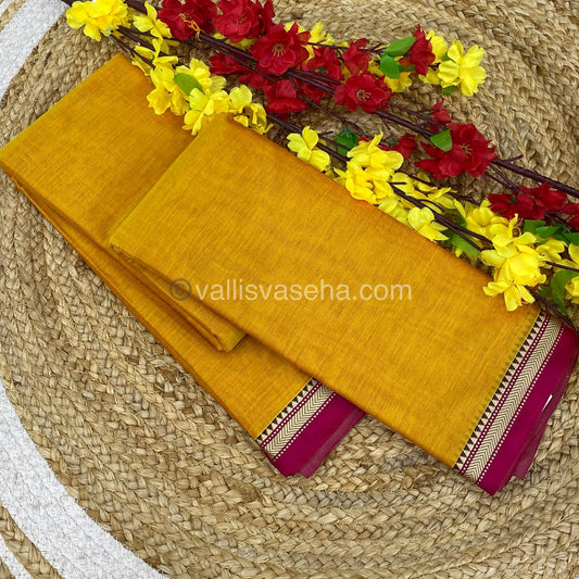 Narayanapet Mercerised Cotton Saree - VVNMC001