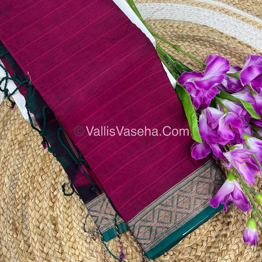 Dhaka Cotton Saree - VVDCS002