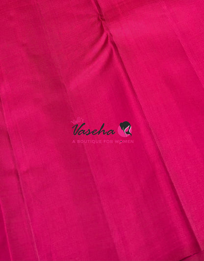 Pure Kanchipuram Silk Saree - Thalampoo - VVPS029