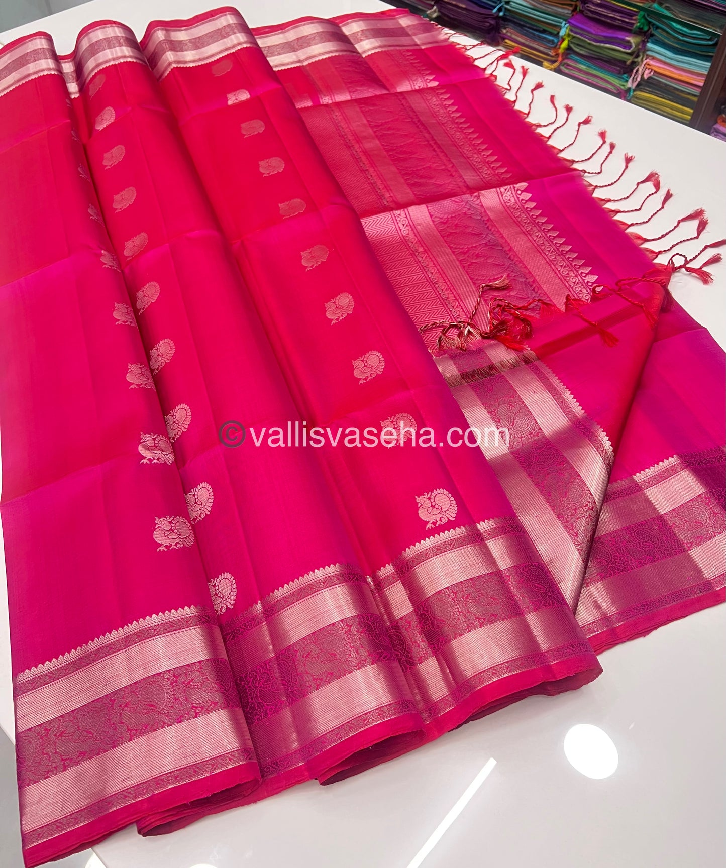 Pure Soft Silk Saree - Pink Shade - VVPSS063