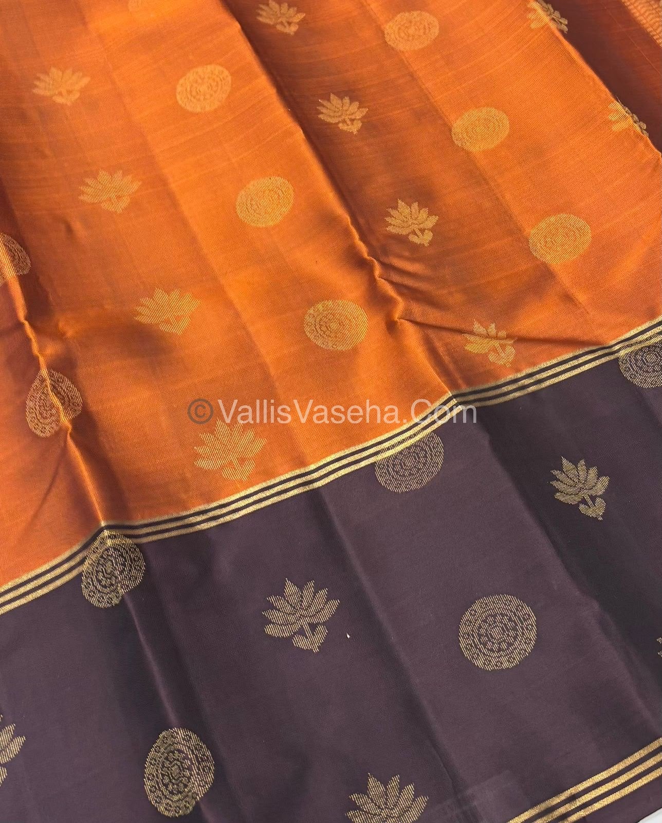 Half Mix - Pure Soft Silk Saree - Long Retta Petta Border with Butta - VVPSS076