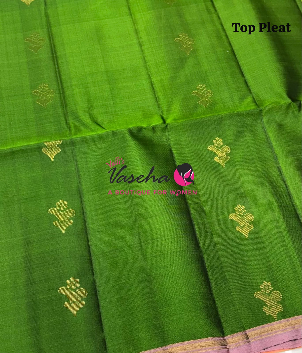 Pure Soft Silk Saree - Partly Pallu -  Half & Half Saree - VVPSS088