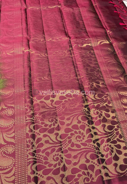 Half Mix - Pure Soft Silk Saree - VVPSS030