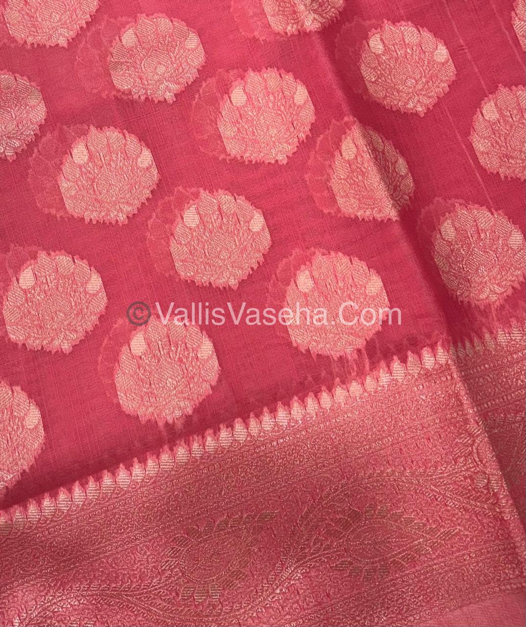 Fancy Saree - Mixed Variety -Peach Shade - VVFBS005