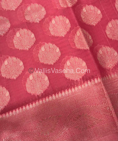 Fancy Saree - Mixed Variety -Peach Shade - VVFBS005