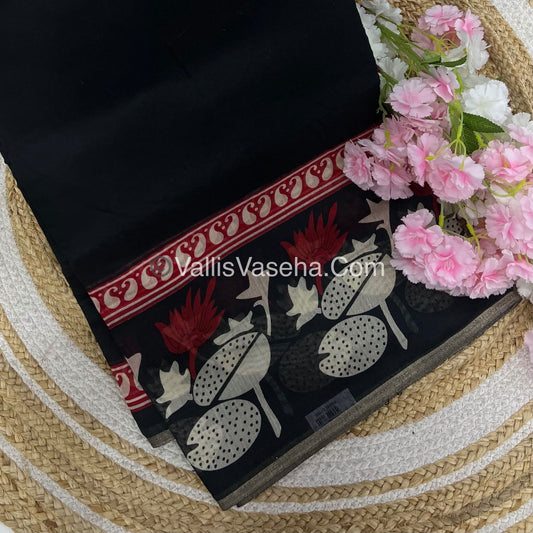 Casual Wear - Fancy Semi Chanderi Saree  - VVFMC006