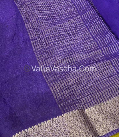 Semi Viscose / Semi Mysore Crepe Silk Variety - Embossed Design - VVSMC002