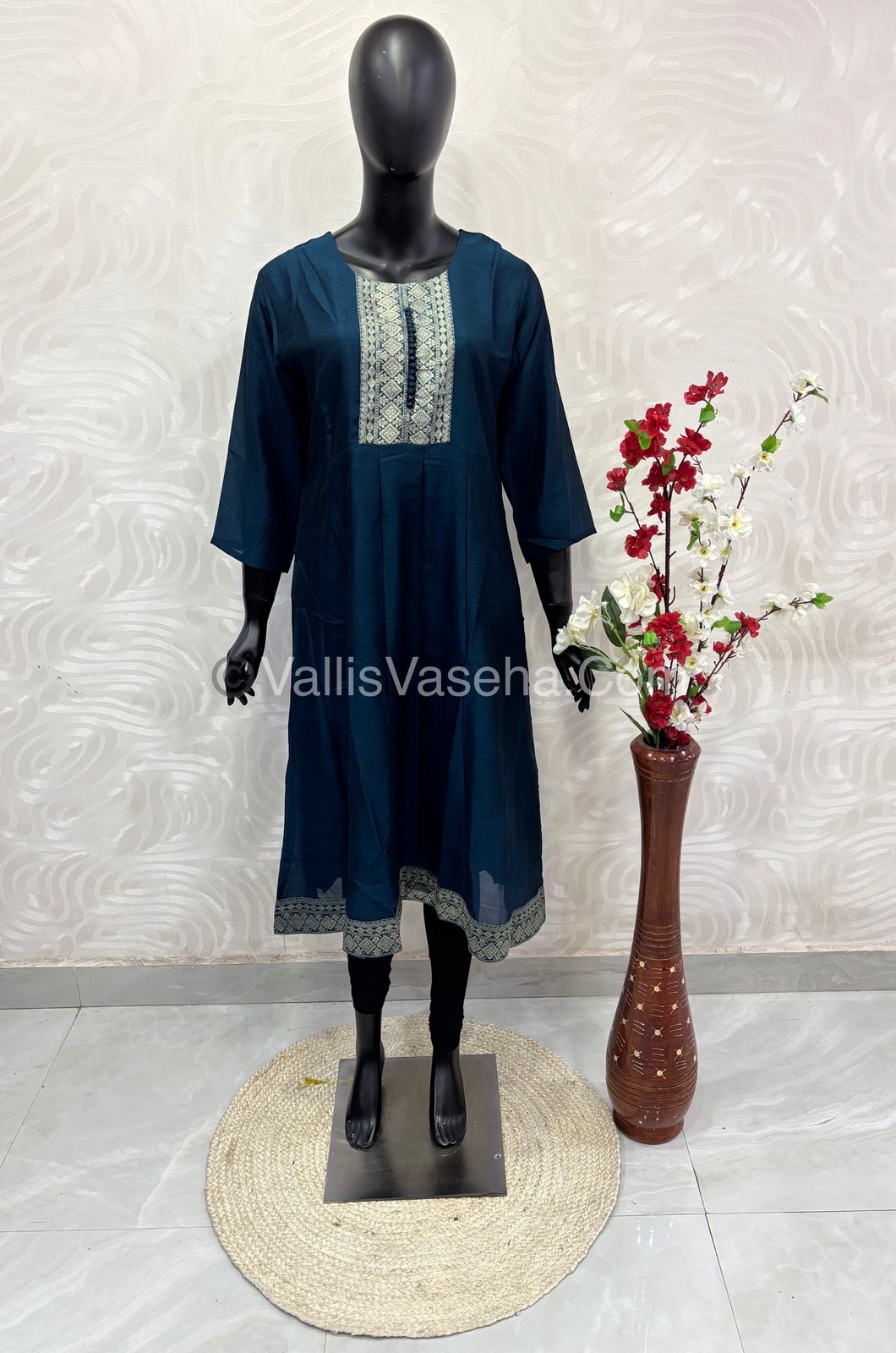 Ready Made - Anarkali - Vichitra Silk -   VVRAK001