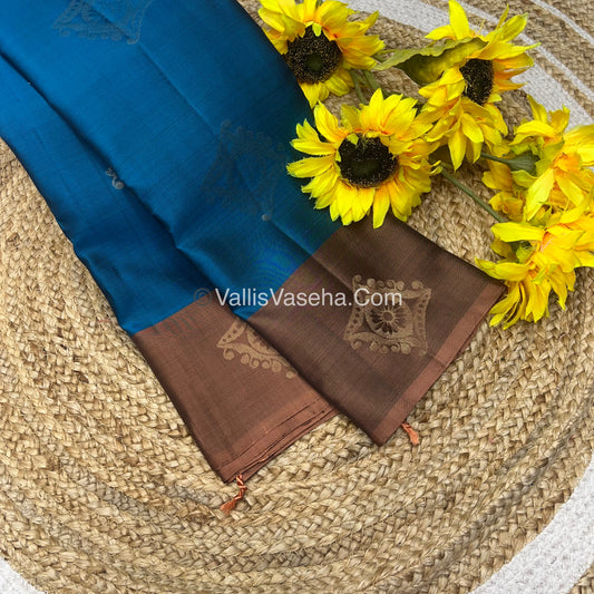 Half Mix - Pure Soft Silk Saree - VVPSS030