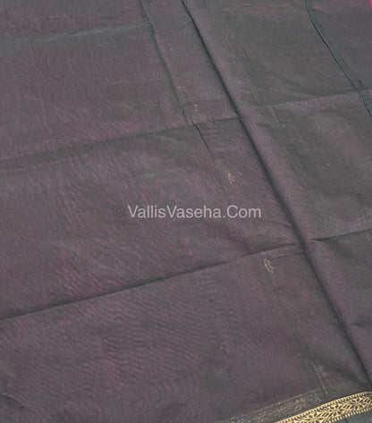 Semi Maheshwari Silk Cotton Saree - VVMSC002