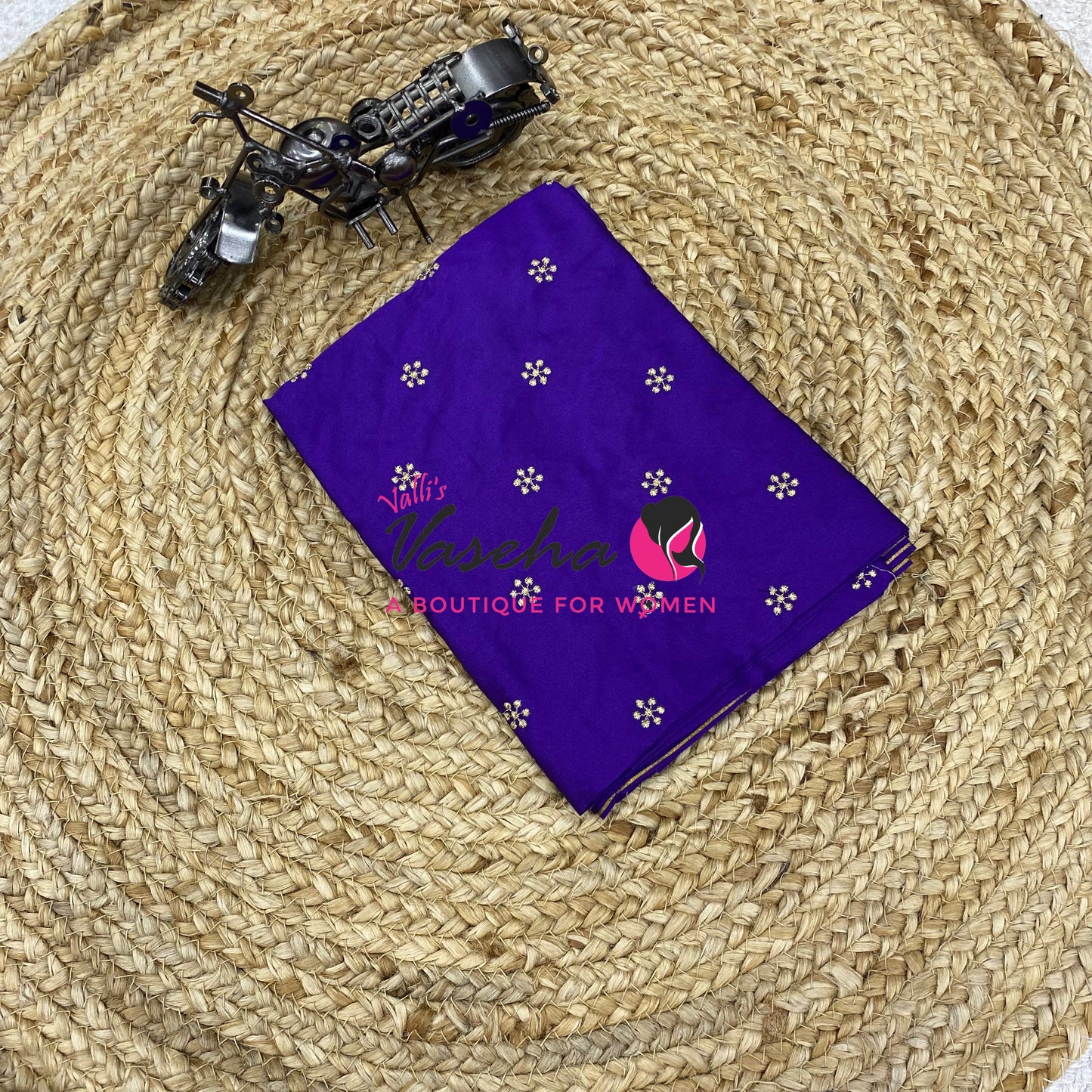 Blouse Bit - Pack Of 10pcs - Assorted-  Semi Silk - 1 mtr - VVBB005
