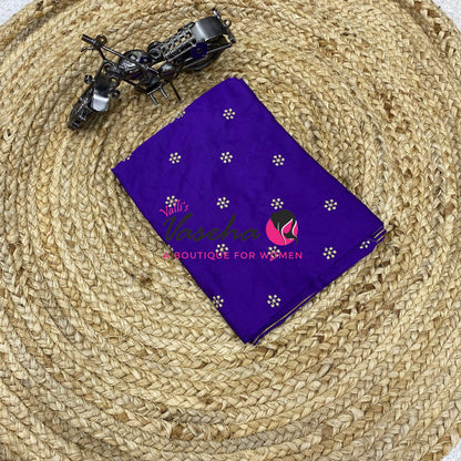 Blouse Bit - Pack Of 10pcs - Assorted-  Semi Silk - 1 mtr - VVBB005