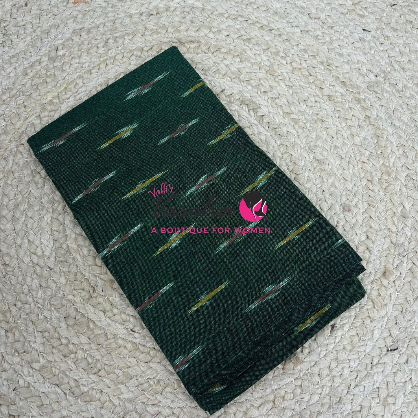 Blouse Bit - Pure Ikkat  - 1 mtr - VVBB001