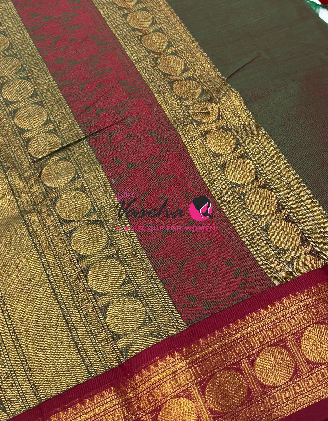 Kanchi Cotton Saree - VVKCS023