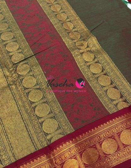 Kanchi Cotton Saree - VVKCS023
