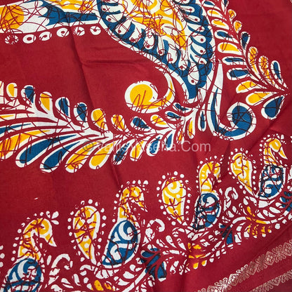 Budget Friendly Sarees - Casual Wear Sarees - Crackle Silk - VVCS002