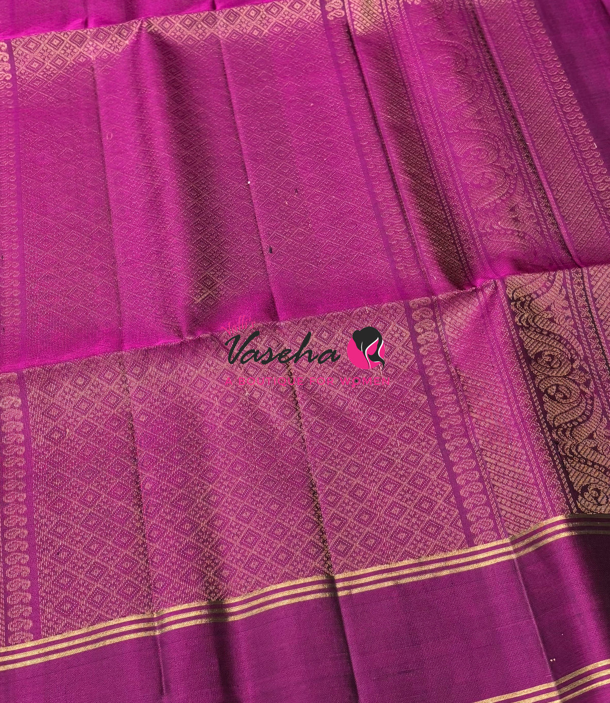 Pure Soft Silk Saree  - Mustard Yellow & Purplish Pink Combo - VVPSS145
