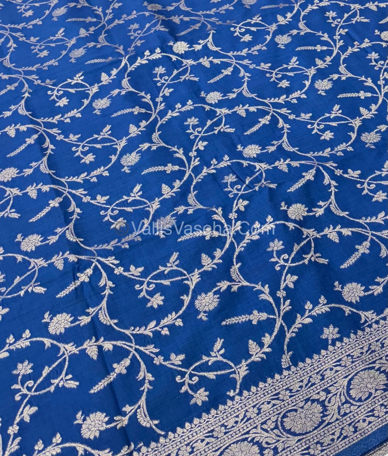 Banarasi - Heritage Silk - Semi Kathan Silk - Blue Shade- VVBHS001