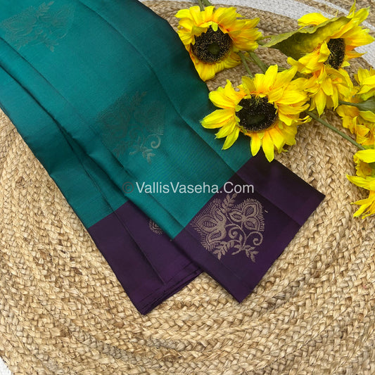 Half Mix - Pure Soft Silk Saree - VVPSS030