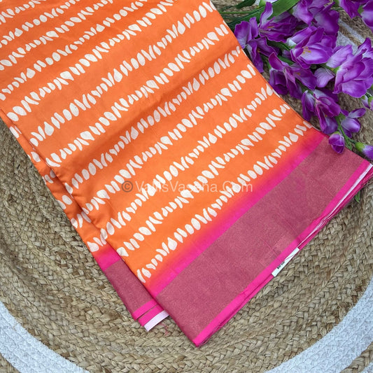 Casual Wear - Fancy Art Silk Tussar Saree - VVFAS001