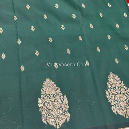 Semi Soft Silk -  Green Shade -VVSSS016