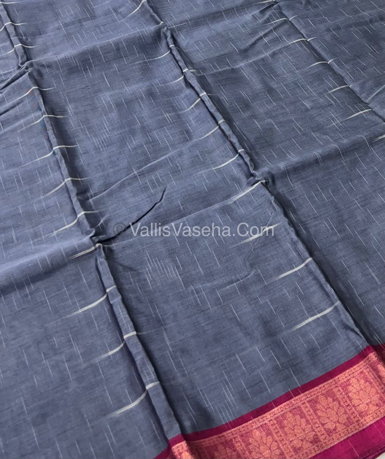 Dhaka Cotton Saree - VVDCS001