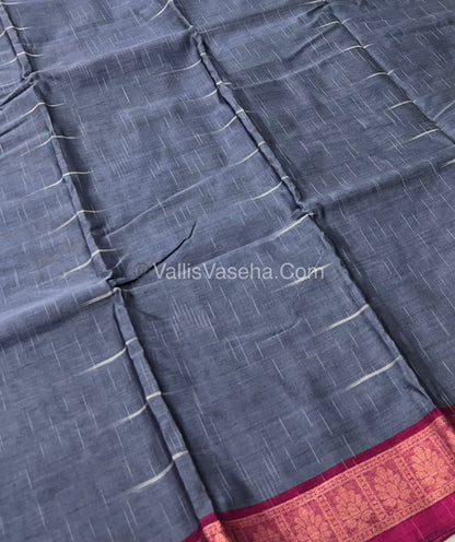 Dhaka Cotton Saree - VVDCS001