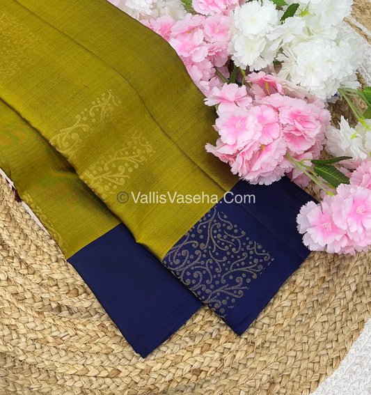 Half Mix - Pure Soft Silk Saree - VVPSS030