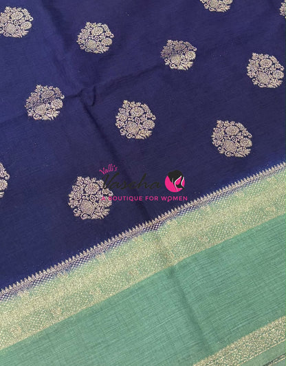 Banarasi - Heritage - Contrast  - Retta Petta border - VVBHS017