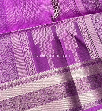 Pure Soft Silk Saree - Purple Shade - VVPSS063