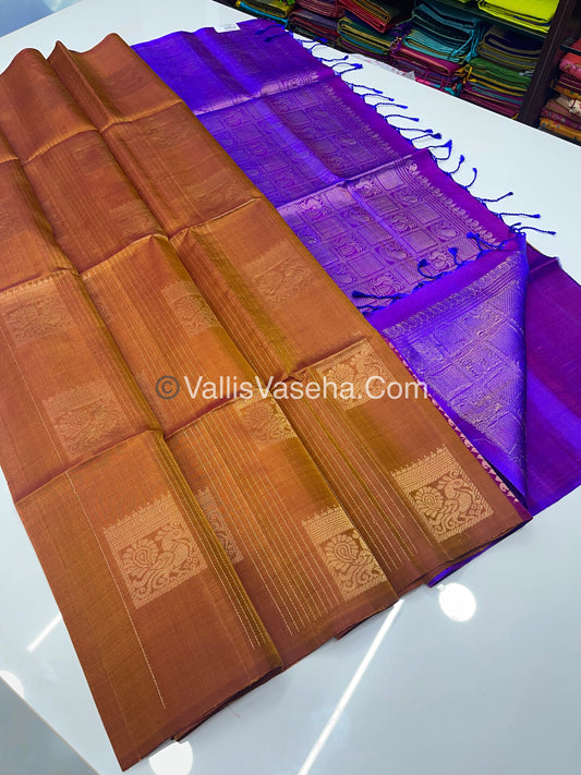 Pure Soft Silk Saree - Light weight - Border Less - VVPSS034