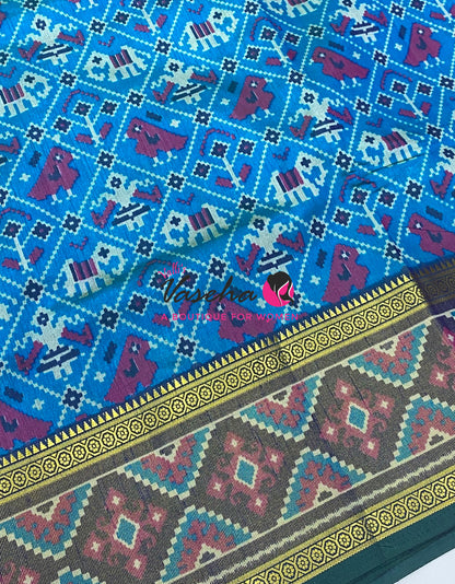 Semi Patola | Printed Silk Saree - Combo - VVSPS002