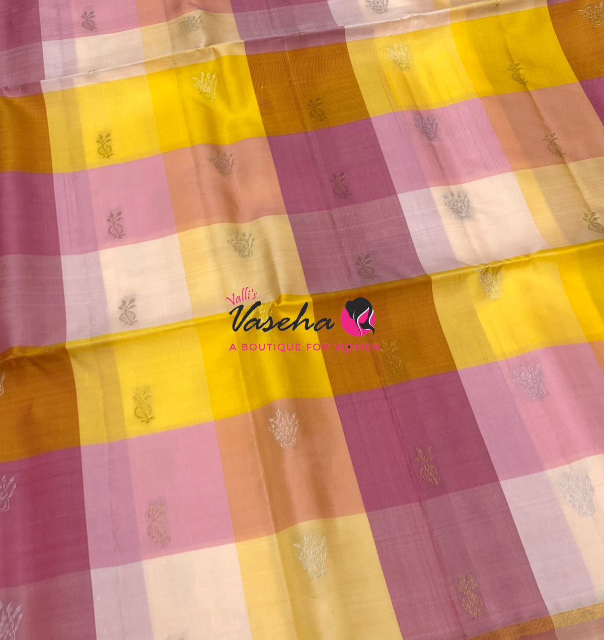 Pure Soft Silk Saree  - Pazhum Pazhamum Checks - VVPSS092