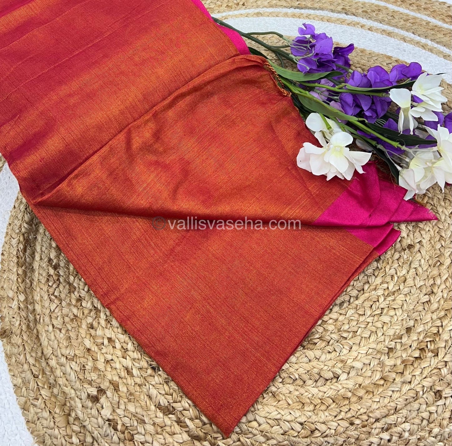 Khadi Tissue Sarees - Budget Friendly  - VVKTS002