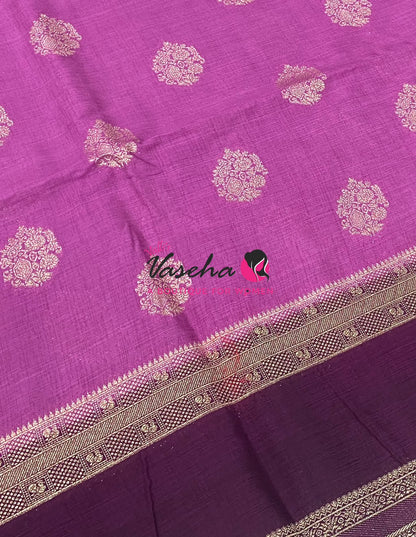 Banarasi - Heritage - Contrast  - Retta Petta border - VVBHS017