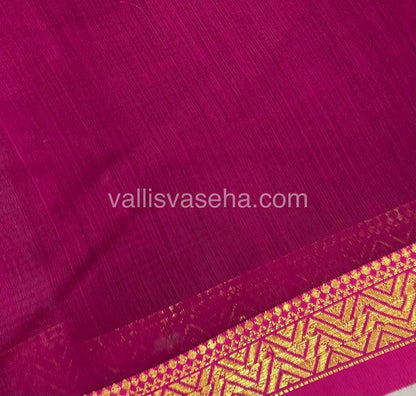 Fancy Mixed Cotton - chikku With Pink Shade - VVFMC005