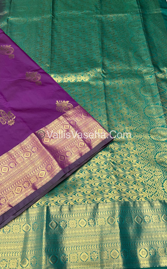 Semi Kanchipuram Soft Silk - VVSSS009