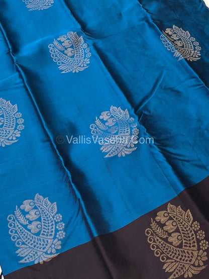 Half Mix - Pure Soft Silk Saree - VVPSS030