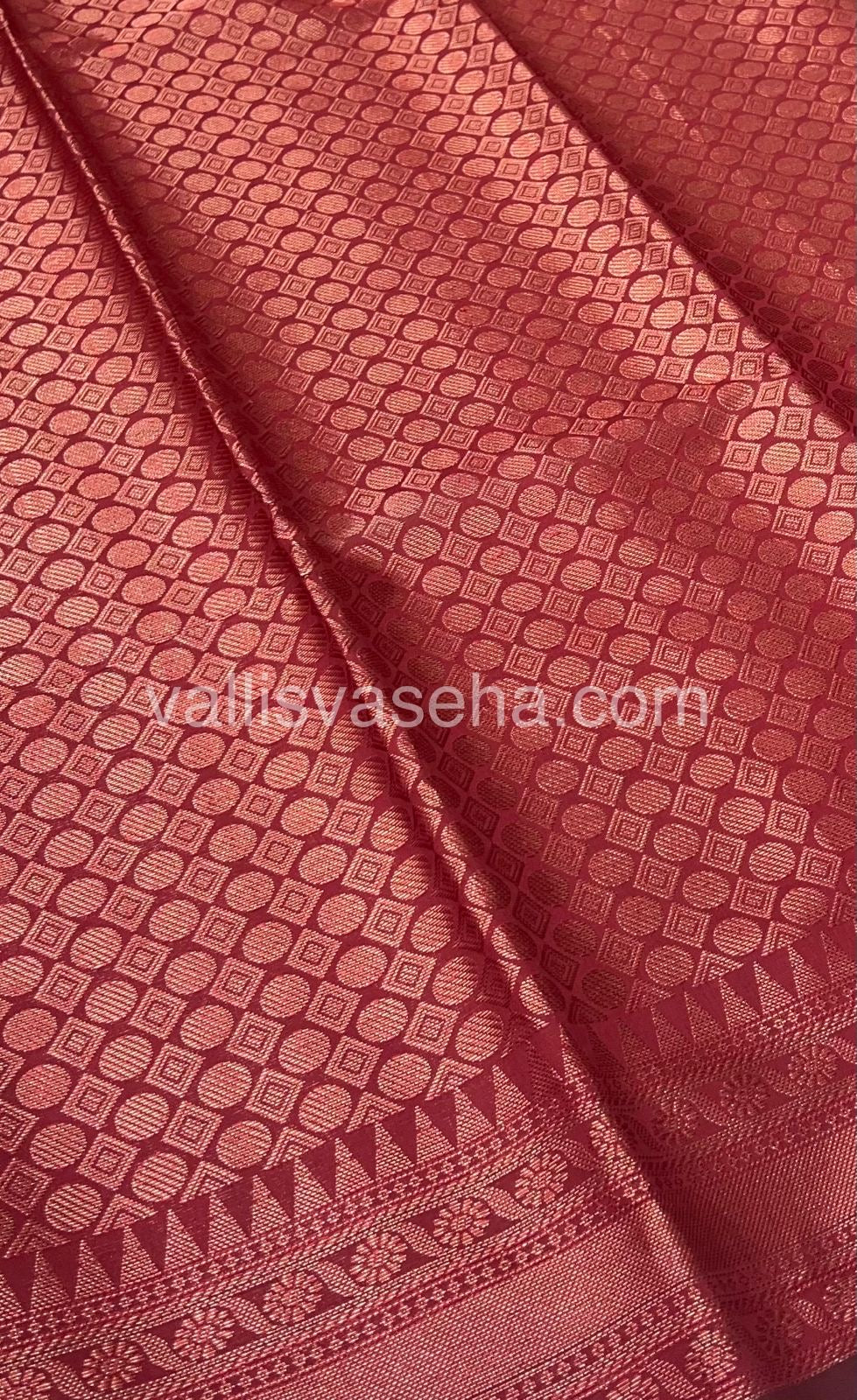 Banarasi - Copper Zari Saree - VVCZ001