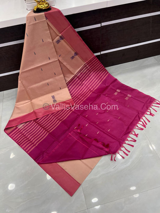 Vazhai Pattu Saree / Banana Pith - With Blouse - VVVPS001