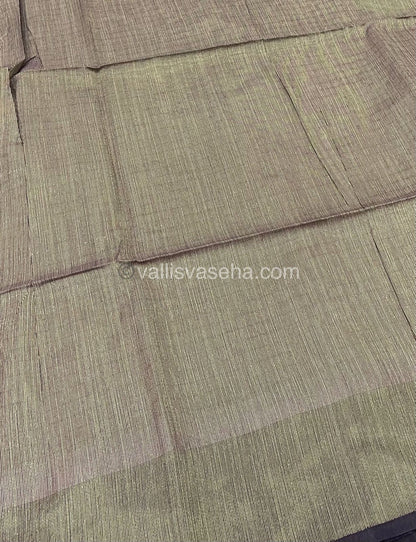 Semi Raw Silk - Lakshadeepam Design Weaving - VVRS004